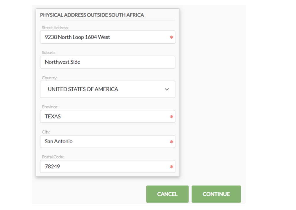 CIPC External Company Registration in South Africa: A Step-by-Step Guide to the Automated Process 8 Provide the Foreign Company's Address