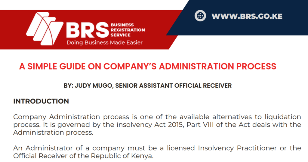 Company Administration Process in Kenya: A Complete Step-by-Step Guide 2 Company Administration Process in Kenya: A Complete Step-by-Step Guide